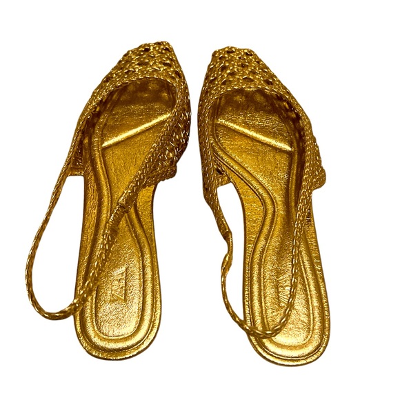 Zara Gold Women Sandals - Picture 4 of 4